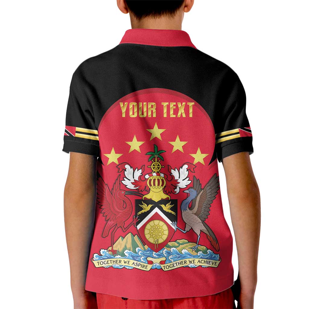 Trinidad and Tobago Cricket Personalized Kid Polo Shirt Trinbago Knight Riders 5th Champions Proud - Wonder Print Shop