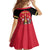 Trinidad and Tobago Cricket Personalized Kid Short Sleeve Dress Trinbago Knight Riders 5th Champions Proud - Wonder Print Shop