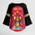 Trinidad and Tobago Cricket Personalized Kimono Sleeve Blouse Trinbago Knight Riders 5th Champions Proud - Wonder Print Shop