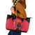 Trinidad and Tobago Cricket Personalized Leather Tote Bag Trinbago Knight Riders 5th Champions Proud - Wonder Print Shop
