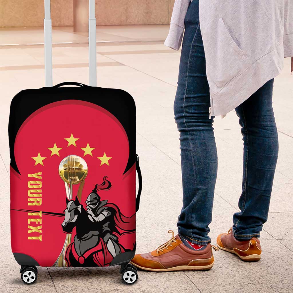 Trinidad and Tobago Cricket Personalized Luggage Cover Trinbago Knight Riders 5th Champions Proud - Wonder Print Shop