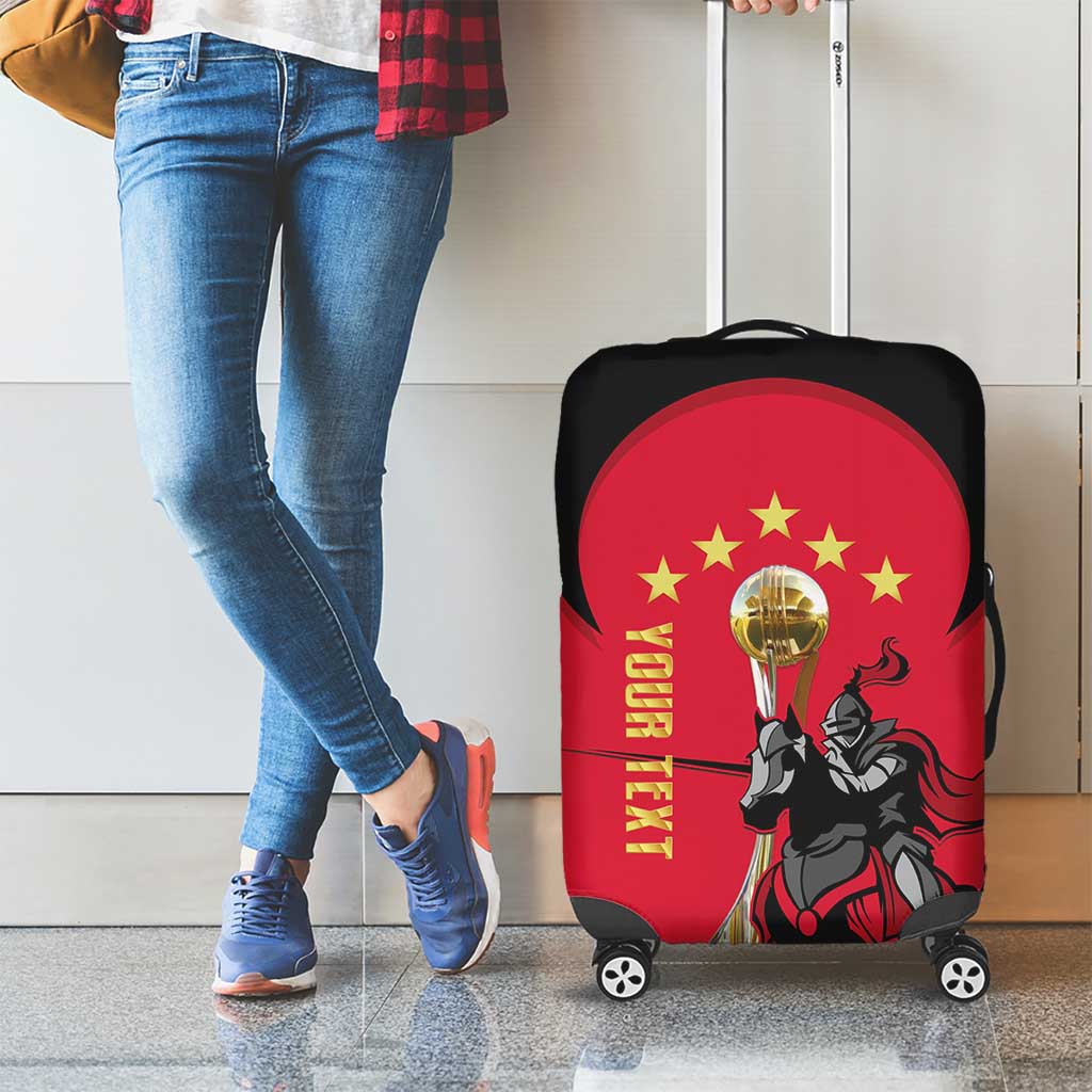 Trinidad and Tobago Cricket Personalized Luggage Cover Trinbago Knight Riders 5th Champions Proud - Wonder Print Shop