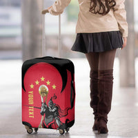 Trinidad and Tobago Cricket Personalized Luggage Cover Trinbago Knight Riders 5th Champions Proud - Wonder Print Shop