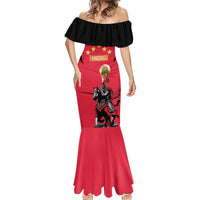 Trinidad and Tobago Cricket Personalized Mermaid Dress Trinbago Knight Riders 5th Champions Proud - Wonder Print Shop