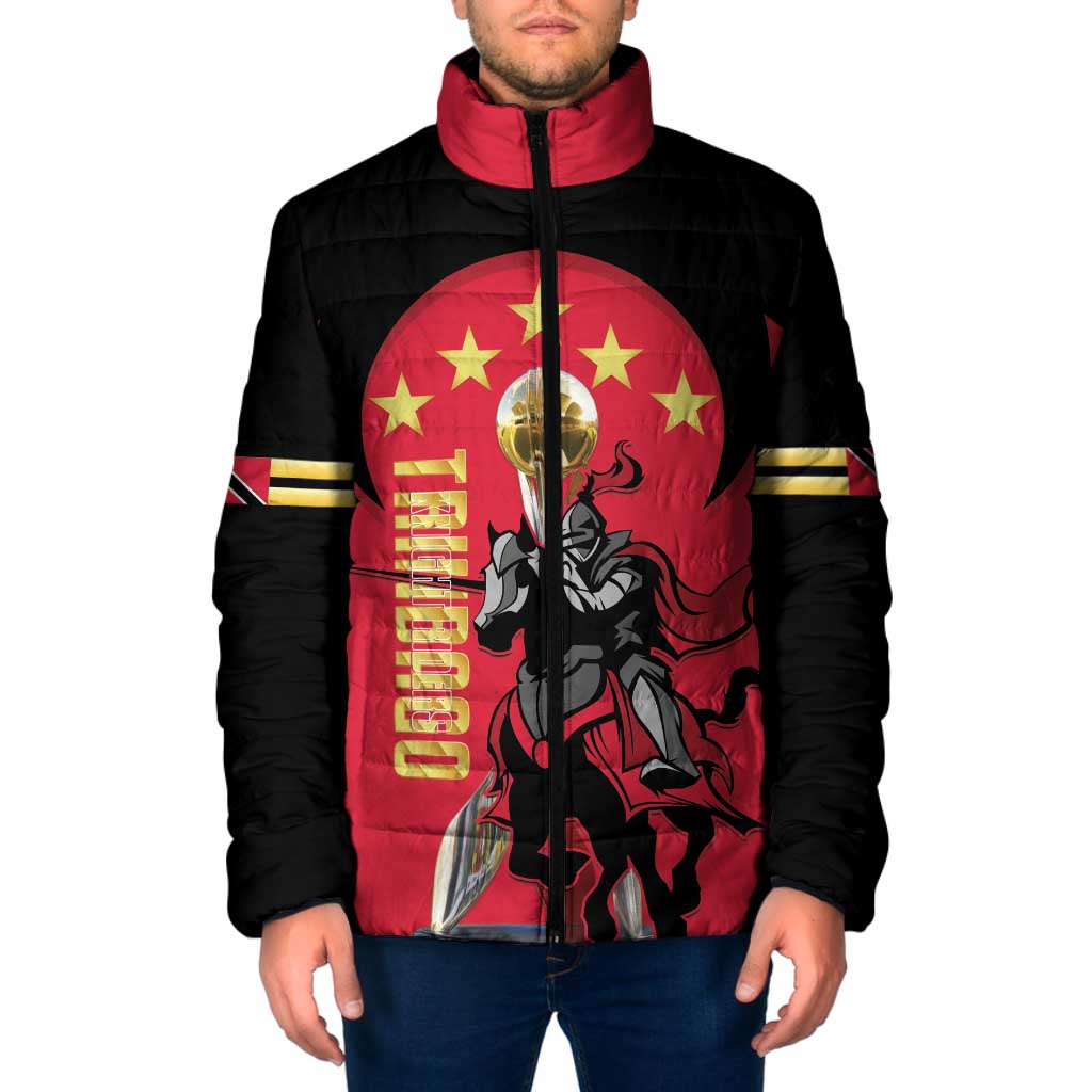 Trinidad and Tobago Cricket Personalized Padded Jacket Trinbago Knight Riders 5th Champions Proud - Wonder Print Shop