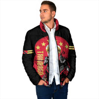 Trinidad and Tobago Cricket Personalized Padded Jacket Trinbago Knight Riders 5th Champions Proud - Wonder Print Shop
