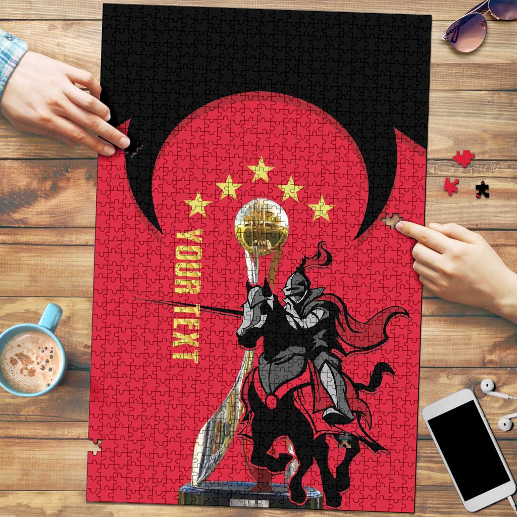 Trinidad and Tobago Cricket Personalized Puzzle Trinbago Knight Riders 5th Champions Proud - Wonder Print Shop