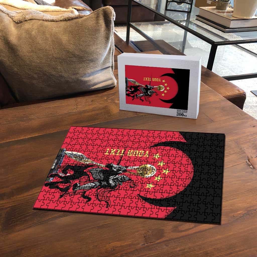 Trinidad and Tobago Cricket Personalized Puzzle Trinbago Knight Riders 5th Champions Proud - Wonder Print Shop