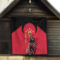 Trinidad and Tobago Cricket Personalized Quilt Trinbago Knight Riders 5th Champions Proud - Wonder Print Shop