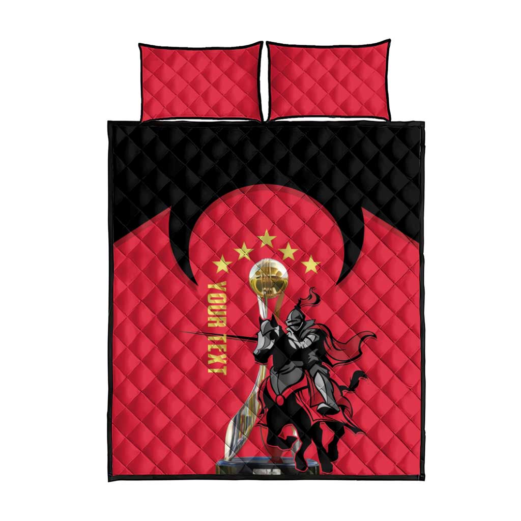 Trinidad and Tobago Cricket Personalized Quilt Bed Set Trinbago Knight Riders 5th Champions Proud - Wonder Print Shop