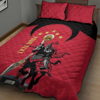 Trinidad and Tobago Cricket Personalized Quilt Bed Set Trinbago Knight Riders 5th Champions Proud - Wonder Print Shop