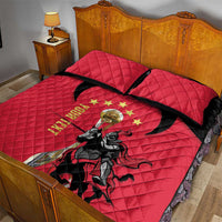 Trinidad and Tobago Cricket Personalized Quilt Bed Set Trinbago Knight Riders 5th Champions Proud - Wonder Print Shop