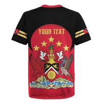 Trinidad and Tobago Cricket Personalized Rugby Jersey Trinbago Knight Riders 5th Champions Proud - Wonder Print Shop
