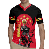 Trinidad and Tobago Cricket Personalized Rugby Jersey Trinbago Knight Riders 5th Champions Proud - Wonder Print Shop