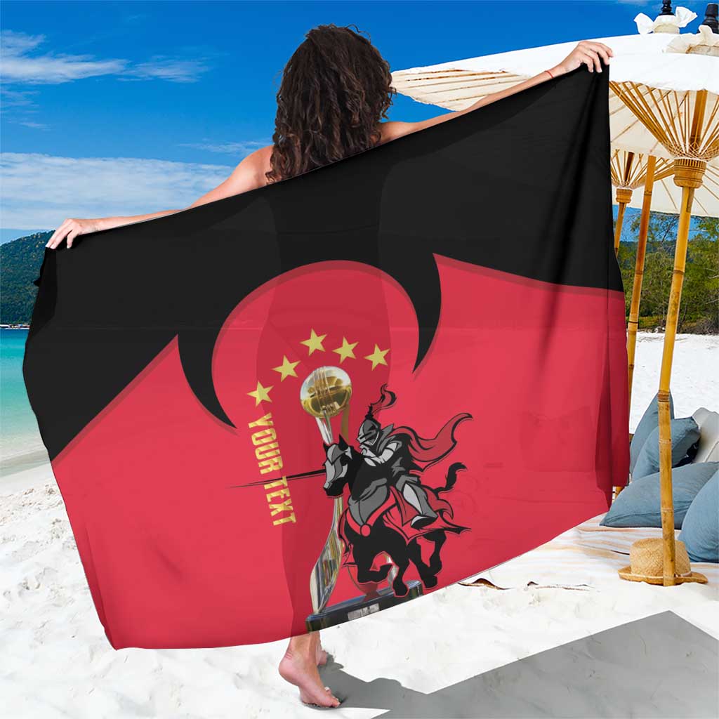 Trinidad and Tobago Cricket Personalized Sarong Trinbago Knight Riders 5th Champions Proud - Wonder Print Shop