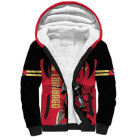 Trinidad and Tobago Cricket Personalized Sherpa Hoodie Trinbago Knight Riders 5th Champions Proud - Wonder Print Shop