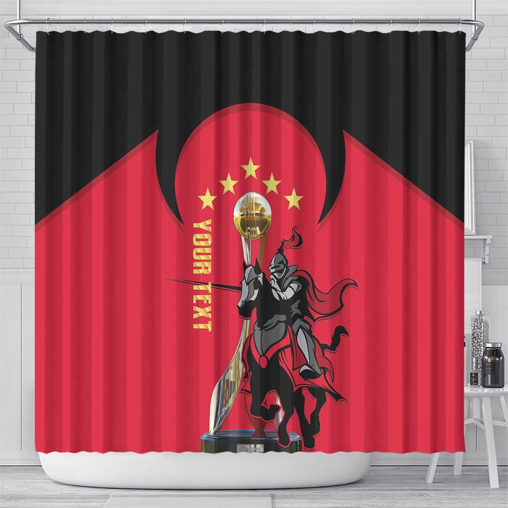 Trinidad and Tobago Cricket Personalized Shower Curtain Trinbago Knight Riders 5th Champions Proud - Wonder Print Shop