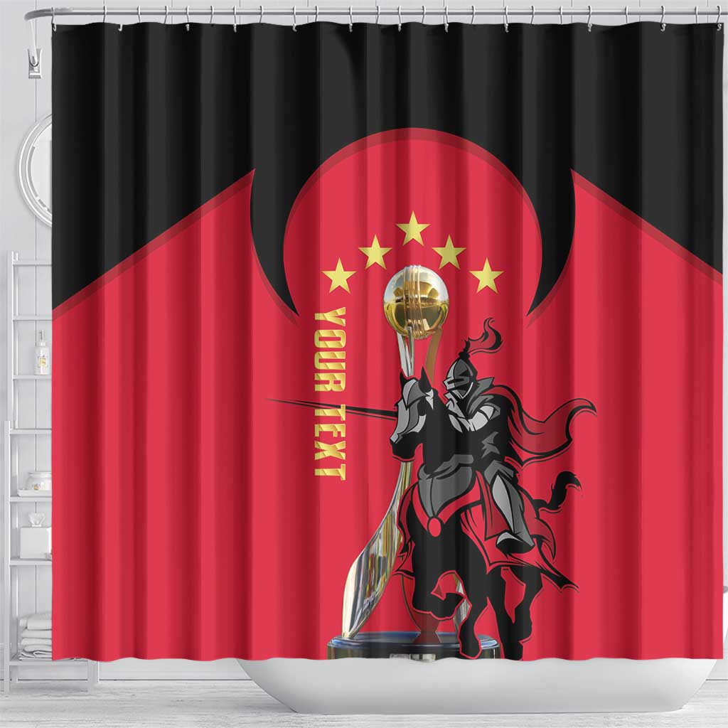Trinidad and Tobago Cricket Personalized Shower Curtain Trinbago Knight Riders 5th Champions Proud - Wonder Print Shop