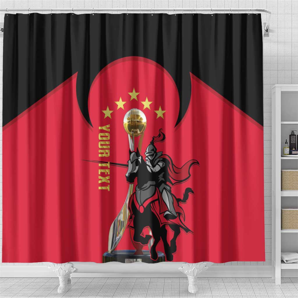 Trinidad and Tobago Cricket Personalized Shower Curtain Trinbago Knight Riders 5th Champions Proud - Wonder Print Shop
