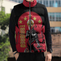 Trinidad and Tobago Cricket Personalized Sleeveless Puffer Jacket Trinbago Knight Riders 5th Champions Proud - Wonder Print Shop