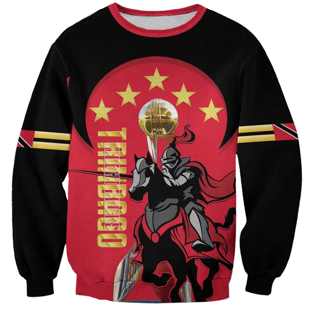 Trinidad and Tobago Cricket Personalized Sweatshirt Trinbago Knight Riders 5th Champions Proud - Wonder Print Shop