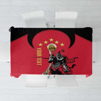 Trinidad and Tobago Cricket Personalized Tablecloth Trinbago Knight Riders 5th Champions Proud - Wonder Print Shop