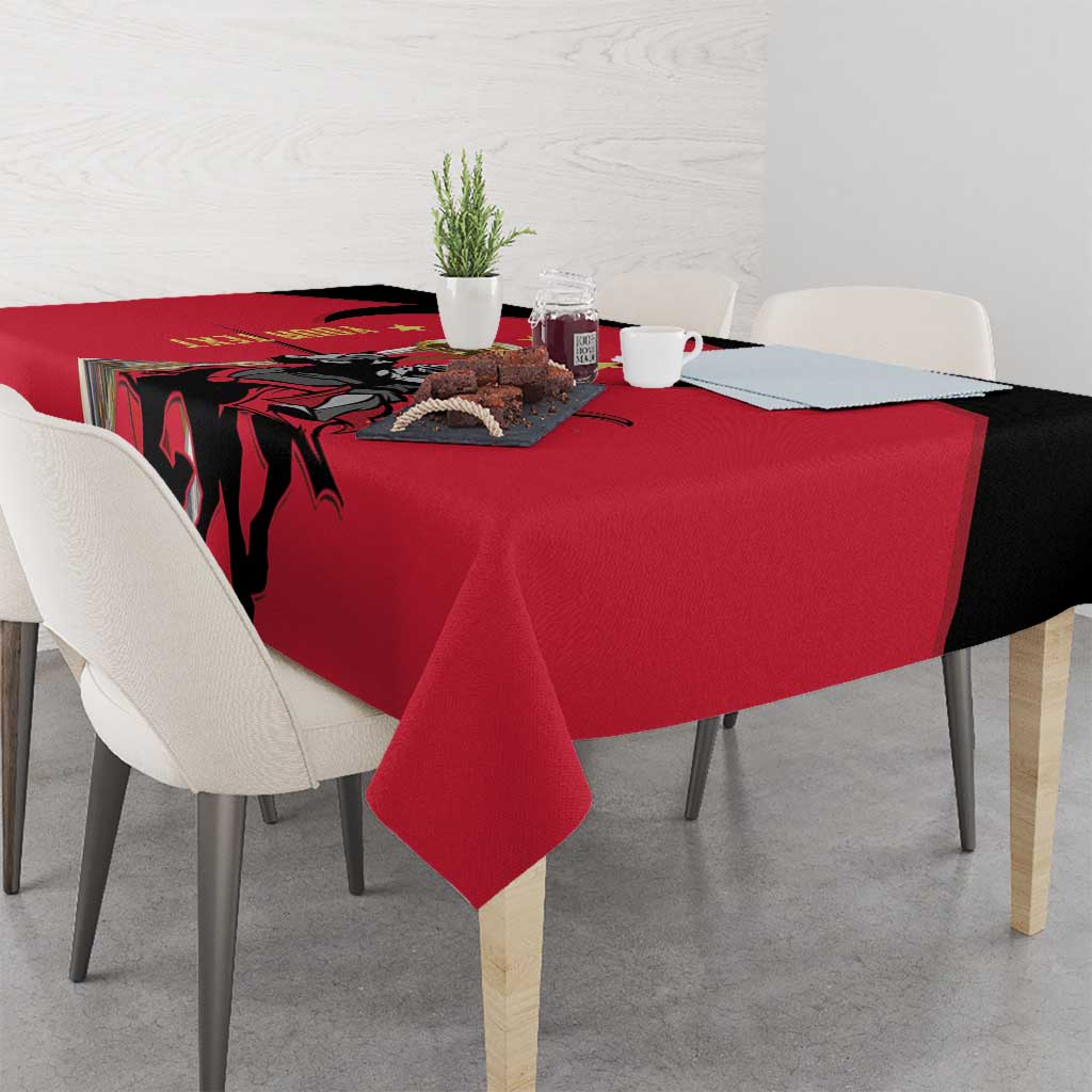 Trinidad and Tobago Cricket Personalized Tablecloth Trinbago Knight Riders 5th Champions Proud - Wonder Print Shop