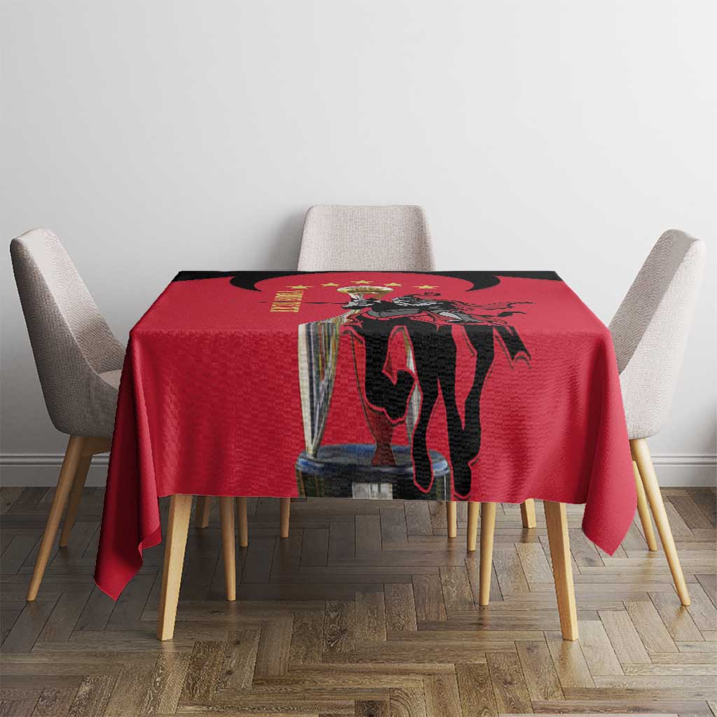 Trinidad and Tobago Cricket Personalized Tablecloth Trinbago Knight Riders 5th Champions Proud - Wonder Print Shop