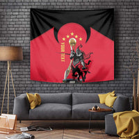 Trinidad and Tobago Cricket Personalized Tapestry Trinbago Knight Riders 5th Champions Proud - Wonder Print Shop