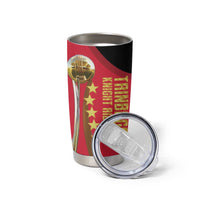 Trinidad and Tobago Cricket Personalized Tumbler Cup Trinbago Knight Riders 5th Champions Proud - Wonder Print Shop