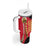 Trinidad and Tobago Cricket Personalized Tumbler With Handle Trinbago Knight Riders 5th Champions Proud - Wonder Print Shop
