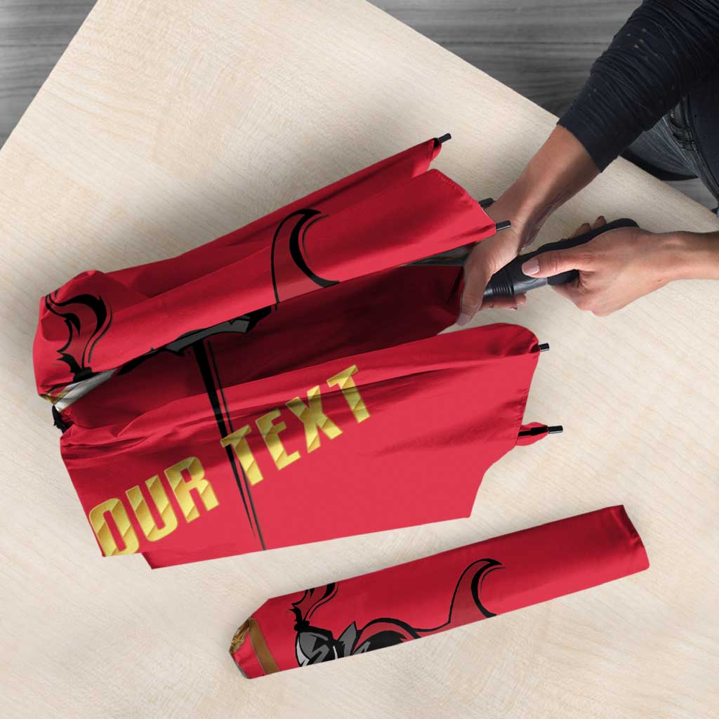 Trinidad and Tobago Cricket Personalized Umbrella Trinbago Knight Riders 5th Champions Proud - Wonder Print Shop