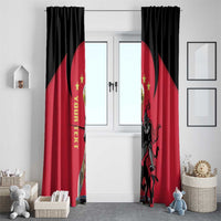 Trinidad and Tobago Cricket Personalized Window Curtain Trinbago Knight Riders 5th Champions Proud - Wonder Print Shop