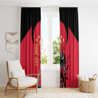Trinidad and Tobago Cricket Personalized Window Curtain Trinbago Knight Riders 5th Champions Proud - Wonder Print Shop