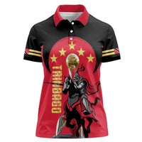 Trinidad and Tobago Cricket Personalized Women Polo Shirt Trinbago Knight Riders 5th Champions Proud - Wonder Print Shop