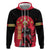 Trinidad and Tobago Cricket Personalized Zip Hoodie Trinbago Knight Riders 5th Champions Proud - Wonder Print Shop