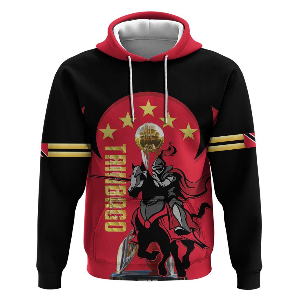 Trinidad and Tobago Cricket Personalized Zip Hoodie Trinbago Knight Riders 5th Champions Proud - Wonder Print Shop