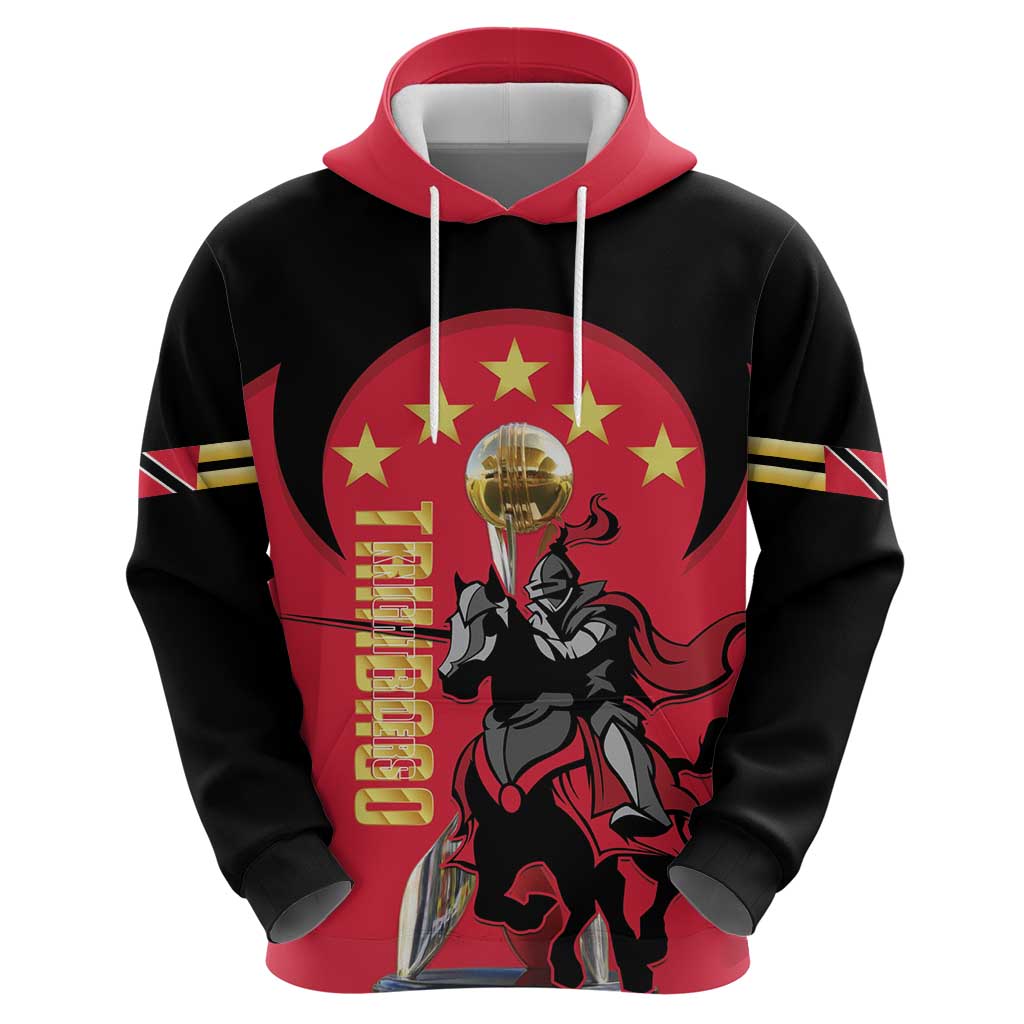 Trinidad and Tobago Cricket Personalized Zip Hoodie Trinbago Knight Riders 5th Champions Proud - Wonder Print Shop