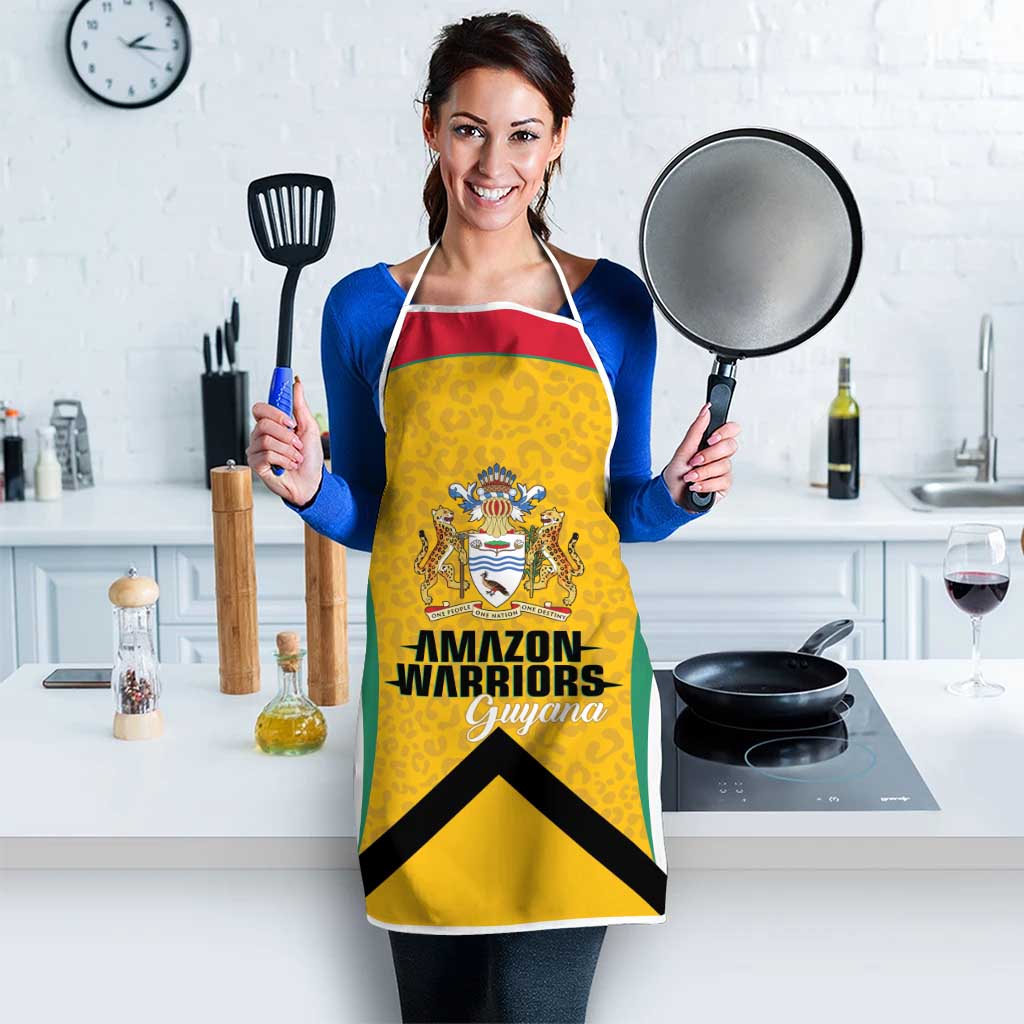 Guyana Cricket Apron Amazon Warriors Est 2013 Version - Wonder Print Shop