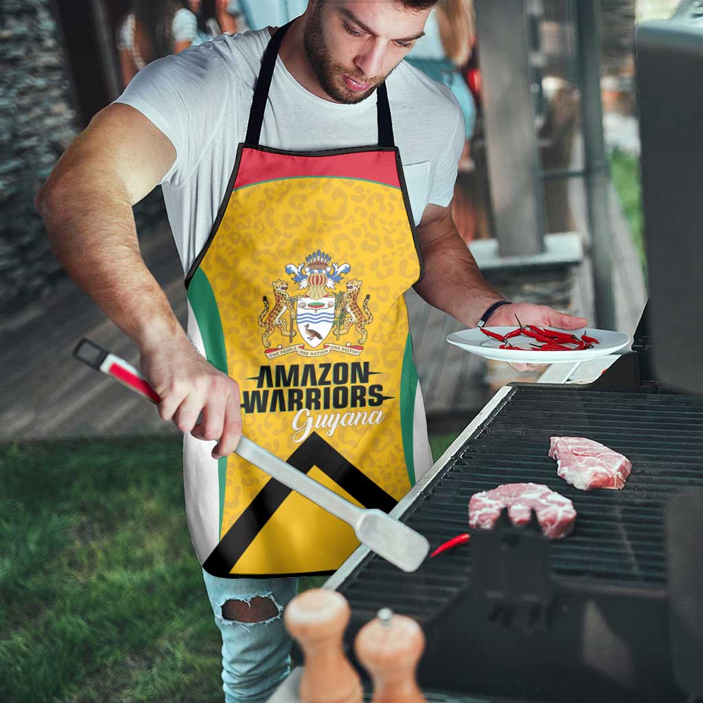 Guyana Cricket Apron Amazon Warriors Est 2013 Version - Wonder Print Shop
