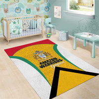 Guyana Cricket Area Rug Amazon Warriors Est 2013 Version - Wonder Print Shop