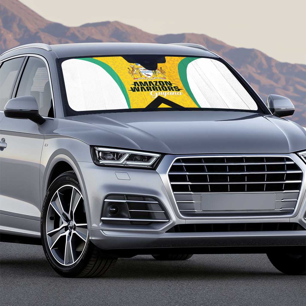 Guyana Cricket Auto Sun Shade Amazon Warriors Est 2013 Version - Wonder Print Shop