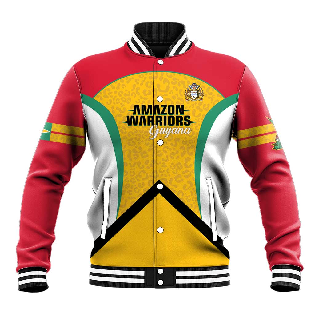 Guyana Cricket Custom Baseball Jacket Amazon Warriors Est 2013 Version - Wonder Print Shop