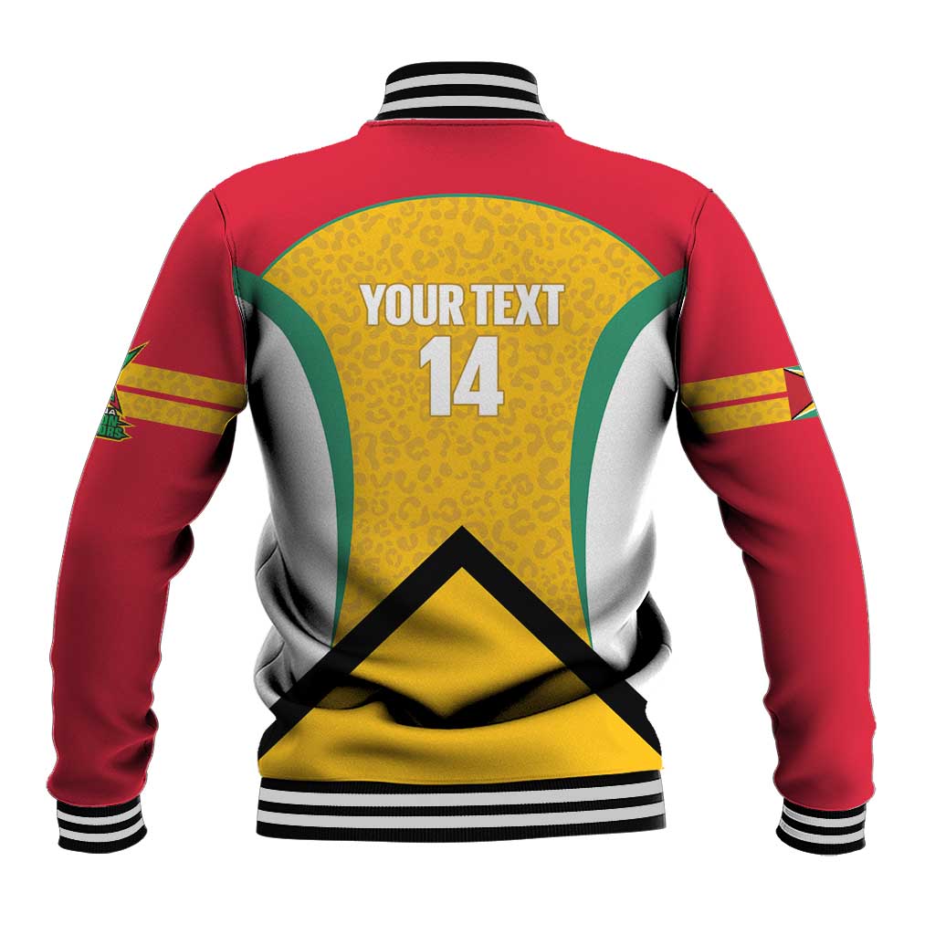 Guyana Cricket Custom Baseball Jacket Amazon Warriors Est 2013 Version - Wonder Print Shop