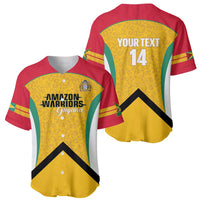 Guyana Cricket Custom Baseball Jersey Amazon Warriors Est 2013 Version - Wonder Print Shop