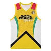 Guyana Cricket Custom Basketball Jersey Amazon Warriors Est 2013 Version - Wonder Print Shop