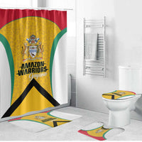 Guyana Cricket Bathroom Set Amazon Warriors Est 2013 Version - Wonder Print Shop