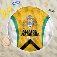 Guyana Cricket Beach Blanket Amazon Warriors Est 2013 Version - Wonder Print Shop