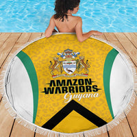 Guyana Cricket Beach Blanket Amazon Warriors Est 2013 Version - Wonder Print Shop