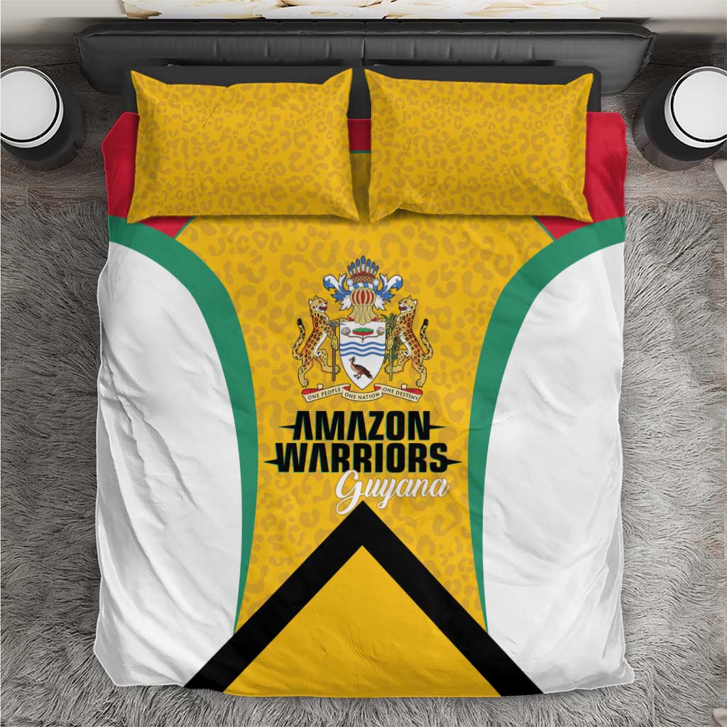 Guyana Cricket Bedding Set Amazon Warriors Est 2013 Version - Wonder Print Shop